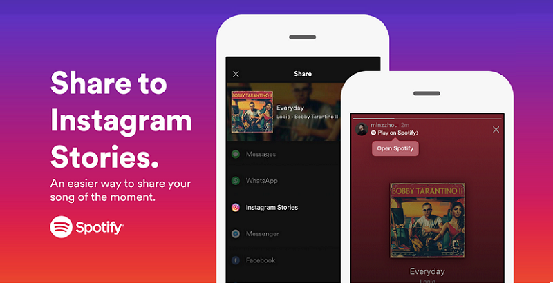 Spotify เปิดตัวฟีเจอร์ใหม่ ให้ผู้ใช้สามารถแชร์เพลงลง Instagram ได้แล้ววันนี้!