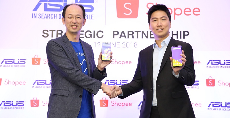 Asus ผนึกกำลัง Shopee ตั้งเป้าบุกตลาดสมาร์ทโฟน E-commerce ในไทย