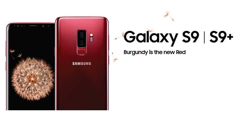 พิเศษสุด! เฉพาะลูกค้า BaNANA ซื้อ Samsung Galaxy S9+ สีใหม่ Burgundy Red รับข้อเสนอพิเศษ 5 ต่อ