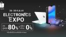 Shopee Electronics Expo สุดยิ่งใหญ่! พบกับขบวนสินค้าอิเล็กทรอนิกส์นับพันมาเอาใจขาช้อปลดสูงสุด 80%พร้อมโปรแกรมผ่อนสบายๆ 0% ระหว่างวันที่ 26-30 กันยายนนี้ ช้อปต่อไม่รอแล้วนะ …