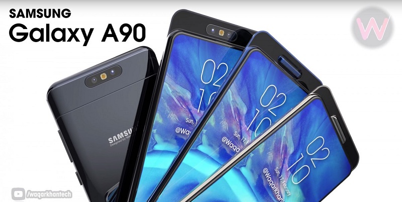 เผยเรนเดอร์ Samsung Galaxy A90 ดีไซน์กล้องสไลด์ล้ำสมัย หมุนสลับหน้า-หลังได้!