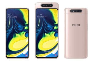 Samsung Galaxy A80 พร้อมจอแสดงผลแบบ Infinity Super AMOLED ขนาด 6.7 นิ้ว ใช้ชิปเซ็ต Snapdragon 730G มีกล้อง 3 เลนส์หมุนสลับได้