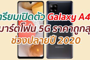 เตรียมเปิดตัว Galaxy A42 สมาร์ตโฟน 5G ราคาถูกสุด ช่วงปลายปี 2020