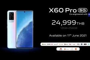 vivo เปิดตัว X60 Pro 5G ในประเทศไทยอย่างเป็นทางการ เปิดนิยามใหม่การถ่ายภาพบนสมาร์ตโฟน ด้วยกล้องที่พัฒนาร่วมกับ ZEISS ในราคา 24,999 บาท