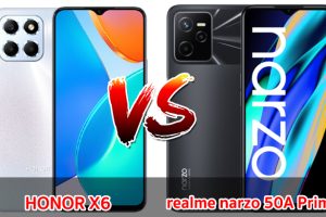 เปรียบเทียบ HONOR X6 VS realme narzo 50A Prime ปี 2022 จอใหญ่ แบตอึด ชาร์จไว ราคาเท่ากัน เลือกรุ่นไหนดี มาดูกันเลย!