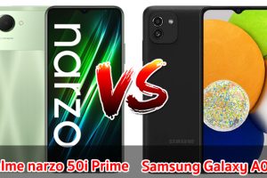 เปรียบเทียบ realme narzo 50i Prime VS Samsung Galaxy A03 ปี 2022 ราคาเบา ๆ สเปกตอบโจทย์ รุ่นไหนคุ้มสุด มาเช็กกันเลย!