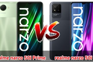 เปรียบเทียบ realme narzo 50i Prime VS realme narzo 50i ปี 2022 รุ่นต่างปี ส่วนต่าง 200 บาท รุ่นไหนเด่นสุด มาเช็กกัน!