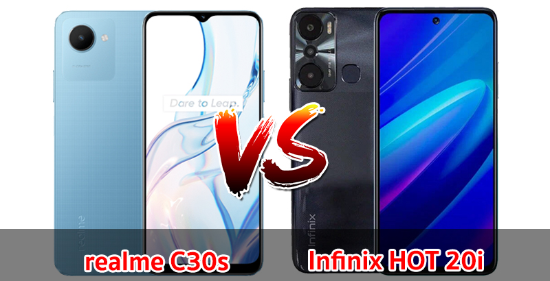 เปรียบเทียบ realme C30s VS Infinix HOT 20i ปี 2022 จอใหญ่ แบตอึด ราคาเท่ากัน รุ่นไหนเด่นสุด มาเช็กกันเลย!