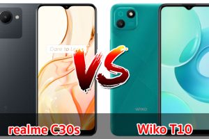 เปรียบเทียบ realme C30s VS Wiko T10 ปี 2022 จอกว้าง แบตอึด ส่วนต่าง 300 บาท รุ่นไหนเด่นสุด มาดูกัน!