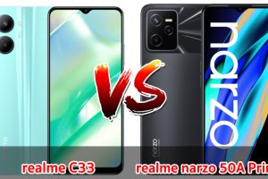 เปรียบเทียบ realme C33 VS realme narzo 50A Prime ปี 2022 ส่วนต่าง 500 บาท รุ่นไหนดี รุ่นไหนเด่นสุด มาเช็กกัน!