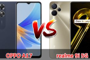 เปรียบเทียบ OPPO A17 VS realme 9i 5G ปี 2022 ส่วนต่าง 4,000 บาท สเปกครบครัน รุ่นไหนคุ้มสุด มาดูกันเลย!