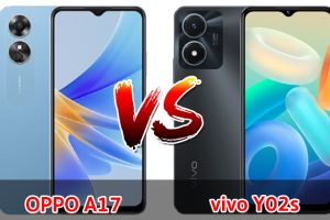 เปรียบเทียบ OPPO A17 VS vivo Y02s ปี 2022 จอใหญ่ ชิปไว แบตอึด ส่วนต่าง 500 บาท รุ่นไหนดี รุ่นไหนเด็ด มาดูกัน!