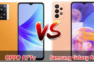 เปรียบเทียบ OPPO A77s VS Samsung Galaxy A23 ปี 2022 สเปกครบครัน ส่วนต่าง 1,000 บาท รุ่นไหนดี รุ่นไหนเด็ด มาเช็กกันเลย!