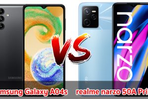 เปรียบเทียบ Samsung Galaxy A04s VS realme narzo 50A Prime ปี 2022 จอกว้าง แบตอึด สเปกครบเครื่อง รุ่นไหนคุ้มสุด มาดูกัน!