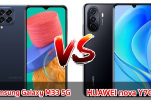 เปรียบเทียบ Samsung Galaxy M33 5G VS HUAWEI nova Y70 ปี 2023 ส่วนต่าง 2,000 บาท จอใหญ่ สเปกครบ รุ่นไหนเด่นสุด มาเช็กกันเลย!