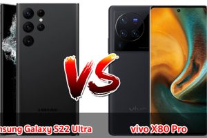 เปรียบเทียบ Samsung Galaxy S22 Ultra VS vivo X80 Pro ปี 2023 จอใหญ่ แบตเยอะ กล้องสวย รุ่นไหนคุ้มสุด มาดูกันเลย!