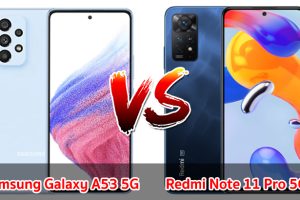 เปรียบเทียบ Samsung Galaxy A53 5G VS Redmi Note 11 Pro 5G ปี 2023 สเปกครบ ราคาไม่แพง เลือกรุ่นไหนดี มาดูกันเลย