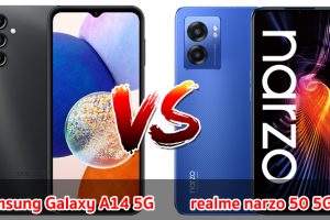 เปรียบเทียบ Samsung Galaxy A14 5G VS realme narzo 50 5G ปี 2023 ราคาเบา ๆ สเปกตอบโจทย์ รุ่นไหนคุ้มสุด มาเช็กกันเลย