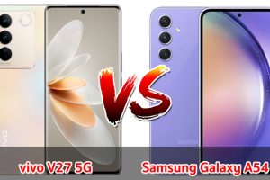 เปรียบเทียบ vivo V27 5G VS Samsung Galaxy A54 5G ปี 2023 รุ่นต่างค่าย จอต่างไซส์ เลือกรุ่นไหนดี มาเช็กกันเลย