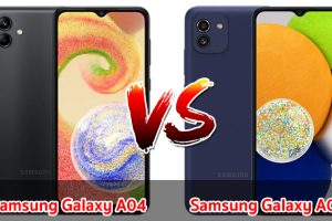 เปรียบเทียบ Samsung Galaxy A04 VS Samsung Galaxy A03 ปี 2023 รุ่นเล็ก ราคาเบา ๆ เลือกรุ่นไหนดี มาดูกันเลย