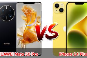 เปรียบเทียบ HUAWEI Mate 50 Pro VS iPhone 14 Plus ปี 2023 รุ่นไหนดี รุ่นไหนคุ้มสุด มาดูกันเลย