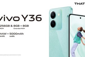 vivo เปิดตัว Y36 สมาร์ตโฟนสเปกแรงดีไซน์หรู ขุมพลังแบตใหญ่จุใจ กล้องหลัก 50MP เพื่อทุกไลฟ์สไตล์ที่ลงตัว ในราคา 7,999 บาท