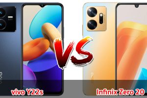 เปรียบเทียบ vivo Y22s VS Infinix Zero 20 ปี 2023 รุ่นต่างค่าย สเปกครบครัน รุ่นไหนดี รุ่นไหนคุ้มสุด มาเช็กกันเลย