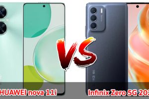 เปรียบเทียบ HUAWEI nova 11i VS Infinix Zero 5G ปี 2023 สเปกดี รุ่นไหนคุ้มสุด มาเช็กกันเลย