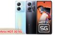 ราคา Infinix HOT 30 5G หน้าจอ 120Hz ขนาด 6.78 นิ้ว ชิปเซ็ต Dimensity 6020 5G กล้องคมชัด 50MP แบตอึด 6000mAh ชาร์จไว 18W สแกนนิ้วข้างเครื่อง