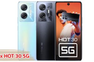 ราคา Infinix HOT 30 5G หน้าจอ 120Hz ขนาด 6.78 นิ้ว ชิปเซ็ต Dimensity 6020 5G กล้องคมชัด 50MP แบตอึด 6000mAh ชาร์จไว 18W สแกนนิ้วข้างเครื่อง