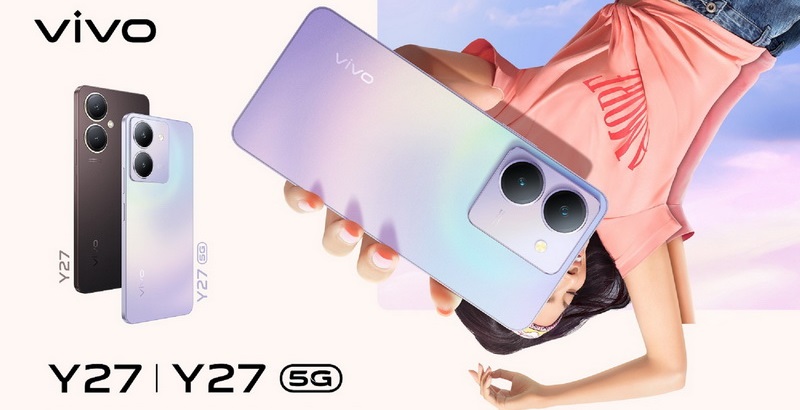 vivo เปิดตัว Y27 และ Y27 5G สองสมาร์ตโฟนดีไซน์สวย ฟังก์ชันจัดเต็มเพื่อทุกไลฟ์สไตล์ ในราคาเริ่มต้น 5,999 บาท